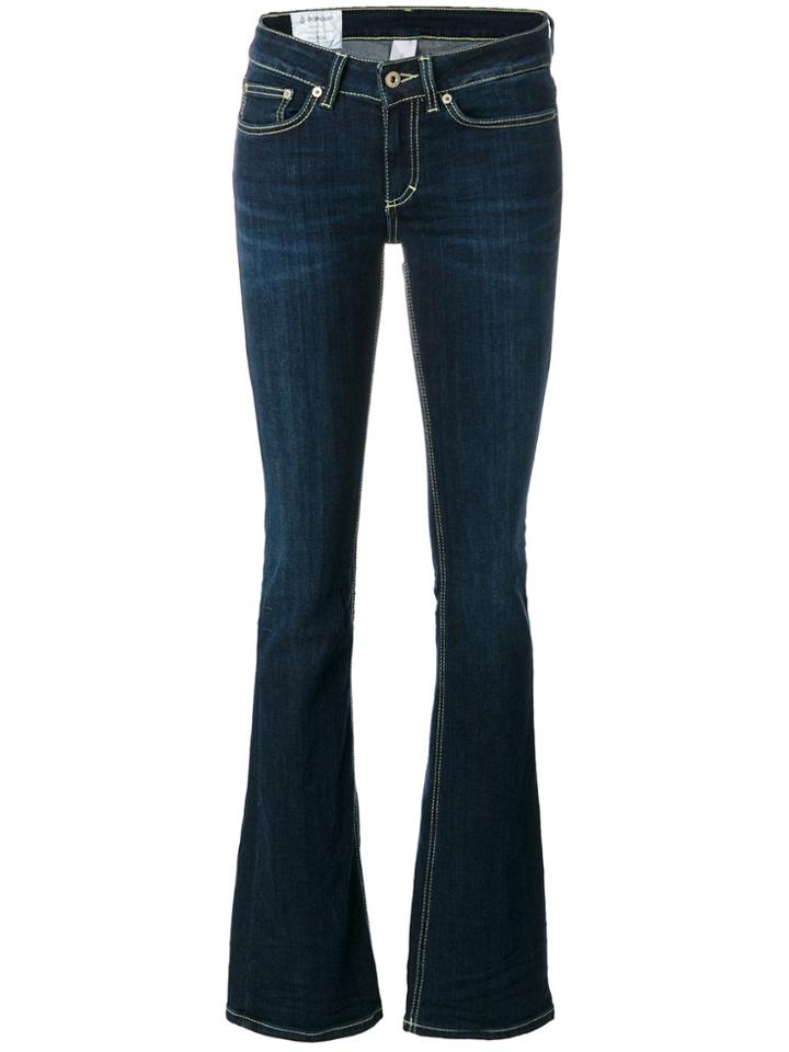 Dondup Fitted Flared Jeans - Blue