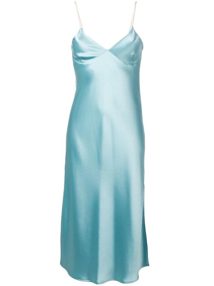 Ssheena Flared Midi Dress - Blue