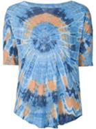 Raquel Allegra Tie-dye T-shirt, Women's, Size: 2, Blue, Cotton/polyester
