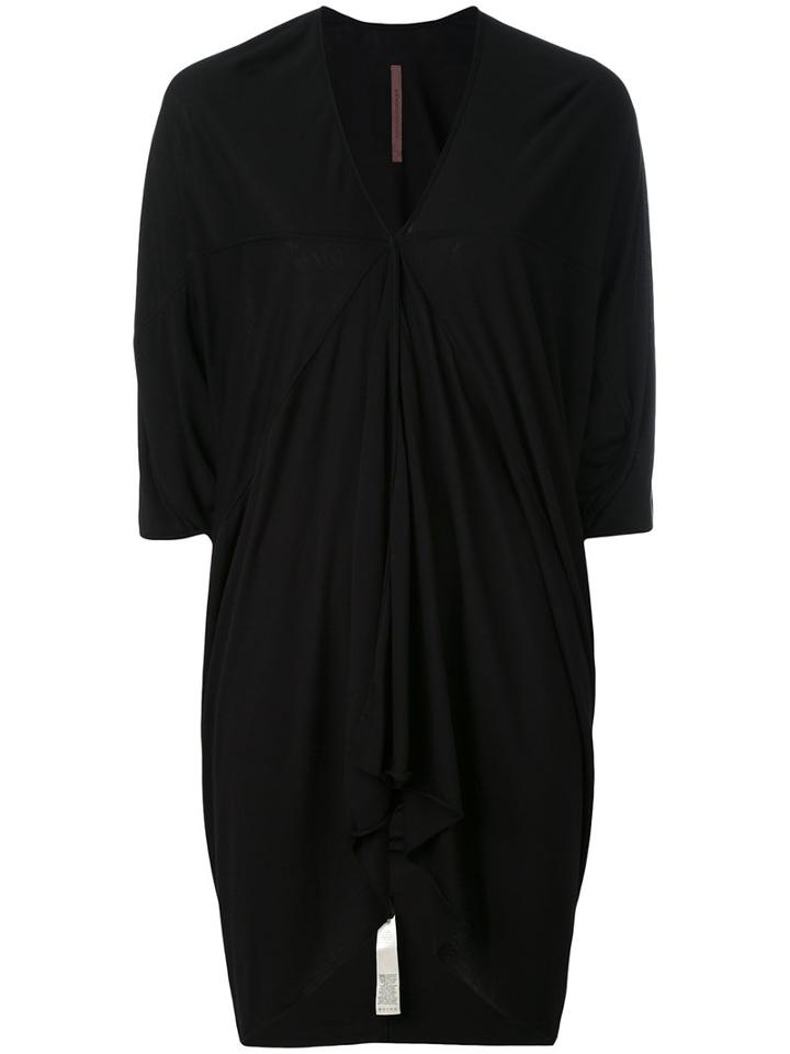 Rick Owens Lilies - Draped Top - Women - Cotton/polyamide/viscose - 44, Black, Cotton/polyamide/viscose