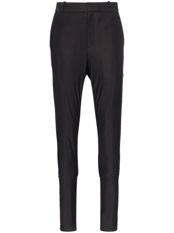 Y/project Mid-rise Slim Leg Trousers - Black