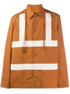 Craig Green Stripe Detail Hooded Shirt - Orange