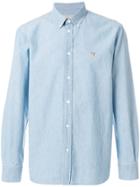 Maison Kitsuné Fox Head Button Shirt - Blue