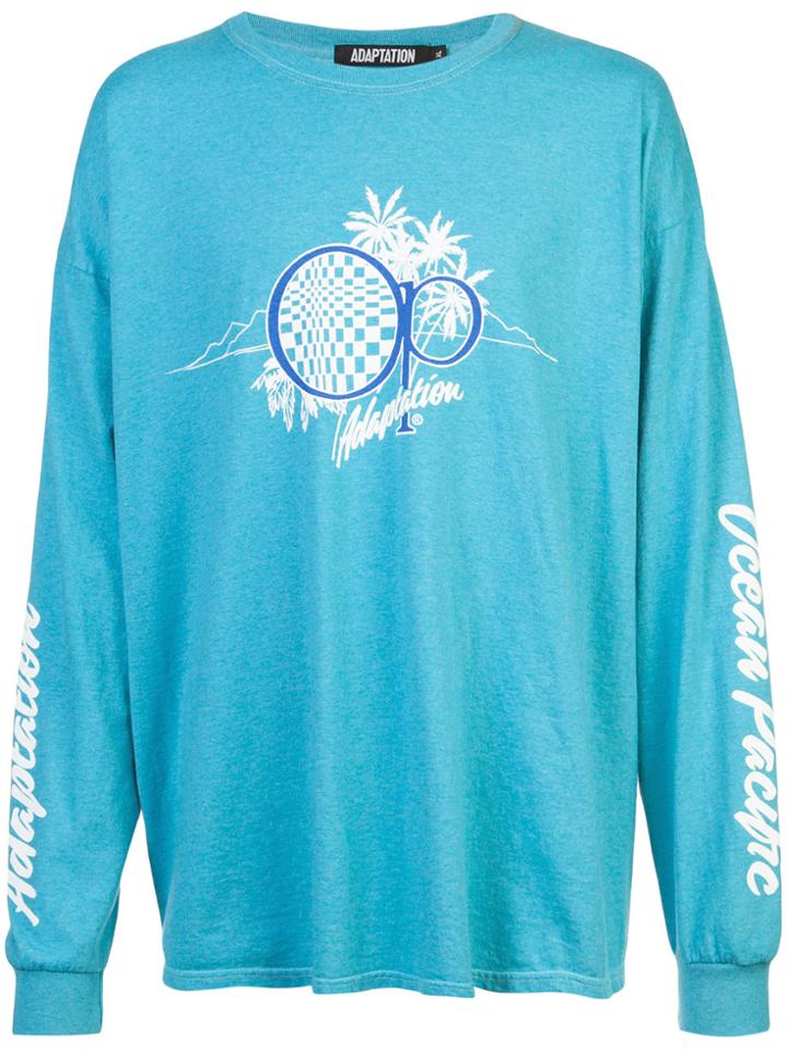 Adaptation Op Aod Long Sleeve T-shirt - Blue