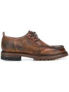 Silvano Sassetti Distressed Lace-up Shoes - Brown