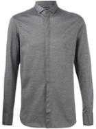 Emporio Armani Melange Slim Fit Shirt