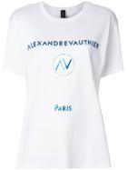 Alexandre Vauthier Foil Logo T-shirt - White