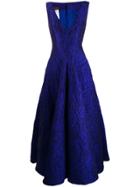 Talbot Runhof Tottori Dress - Blue