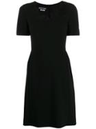 Boutique Moschino Card Patch Dress - Black
