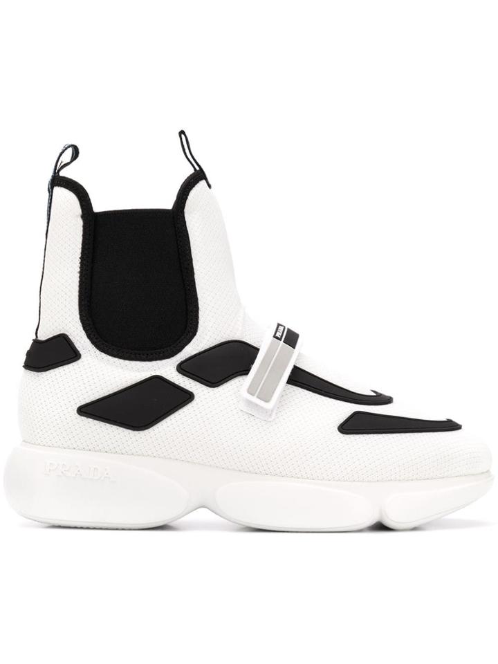 Prada Cloudbust High-top Sneakers - White