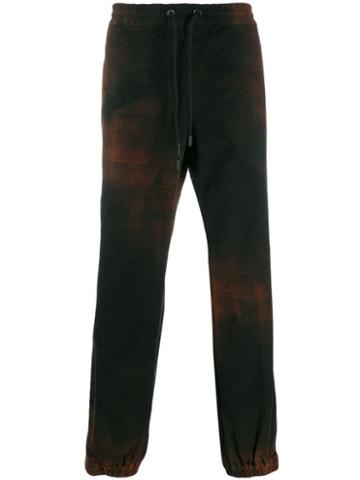 Mauna Kea Check Rosso Trousers - Black
