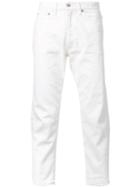 Cityshop 'city Boy' Cropped Jeans, Size: Large, White, Cotton