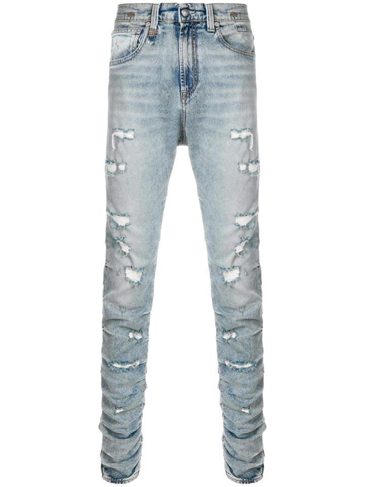 R13 Leyton Ripped Jeans - Blue