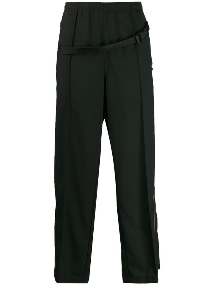 Maison Margiela Buckled Strap Trousers - Black