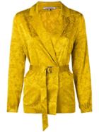 Maison Père Belted Blouse - Yellow & Orange