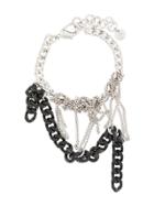 Mm6 Maison Margiela Dangling Chain Bracelet - Silver