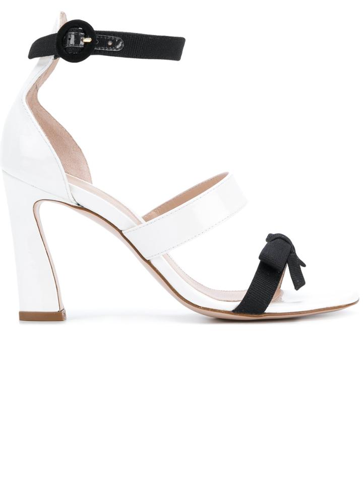 Stuart Weitzman Ally Sandals - White