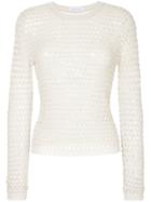 Christian Wijnants Eyelet Knitted Top - Nude & Neutrals