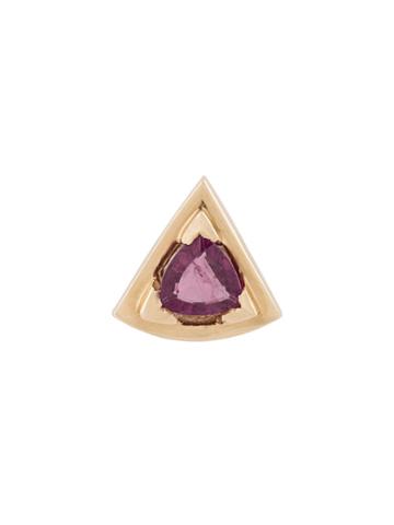 Origin 31 9kt Yellow Gold Ruby Wedge Stud