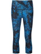 Tone It Up 'high Tide' Reversible Cropped Leggings