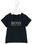 Boss Kids Logo Print T-shirt, Infant Boy's, Size: 3 Mth, Blue