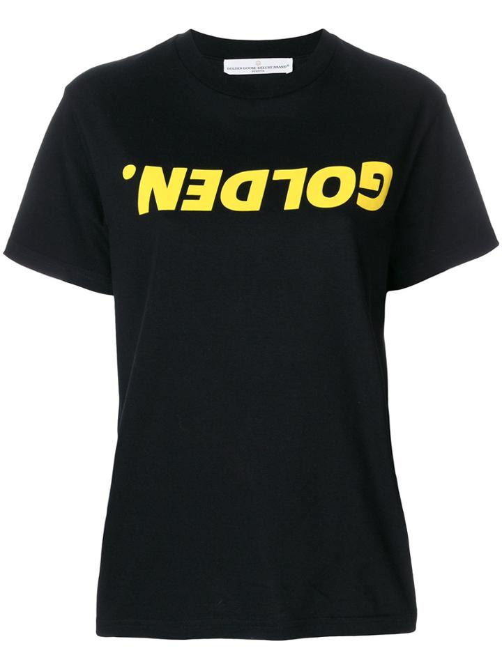 Golden Goose Deluxe Brand Golden Print T-shirt - Black