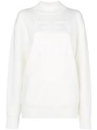 Givenchy 4g Logo High-neck Sweatshirt - Nude & Neutrals