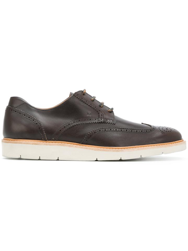 Hogan Lace Up Brogues - Brown