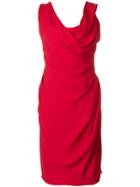 Vivienne Westwood Cowl Neck Dress - Red