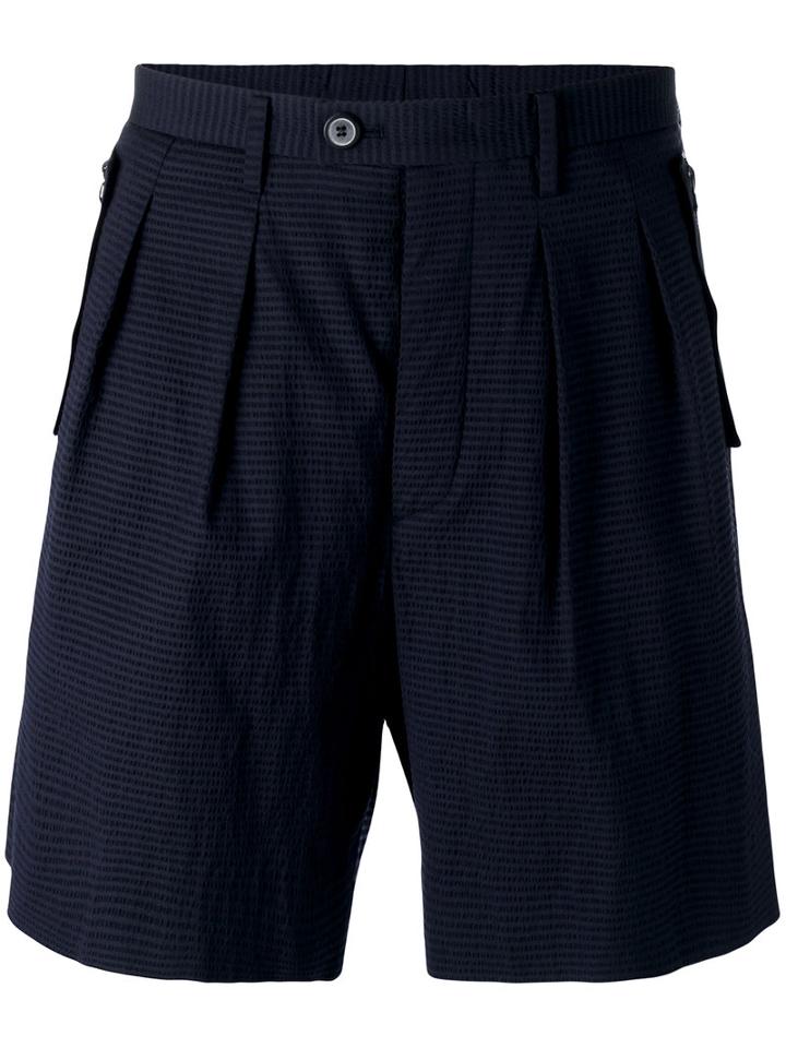 Wooyoungmi - Bermuda Shorts - Men - Elastodiene/polyamide/wool - 52, Blue, Elastodiene/polyamide/wool
