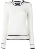 Vanessa Seward 'cora' Pullover, Women's, Size: 38, White, Merino