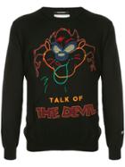 Iceberg 'talk Of The Devil' Jumper - Black