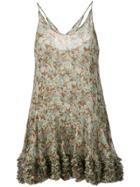 Stella Mccartney Meadow Floral Silk Dress - Green