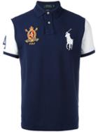 Polo Ralph Lauren Multi Patched Polo Shirt, Men's, Size: Large, Blue, Cotton
