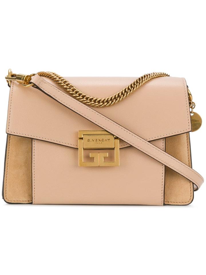 Givenchy Foldover Chain Crossbody Bag - Neutrals