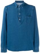 Jacob Cohen Long Sleeved Polo Shirt - Blue