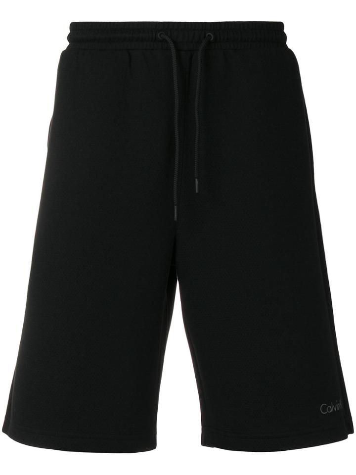 Calvin Klein Underwear Logo Track Shorts - Black