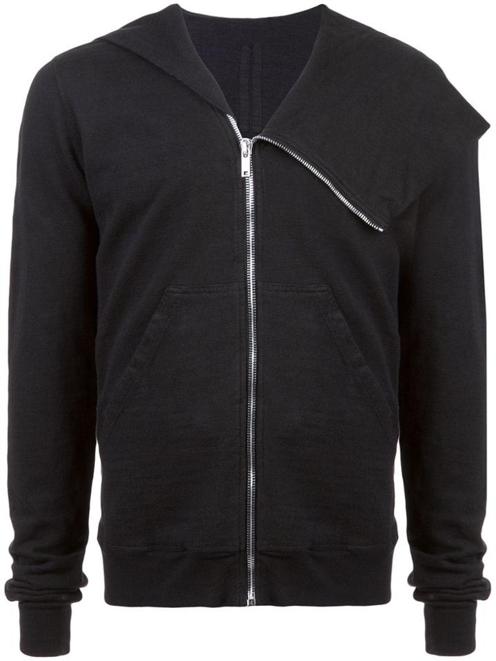 Rick Owens Drkshdw Draped Shoulder Hoodie - Black
