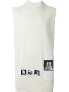 Rick Owens Drkshdw Patch Detail Tank Top