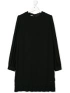 Dsquared2 Kids Teen Pleated Detail Dress - Black