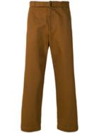 Barena Cropped Straight-leg Trousers - Brown