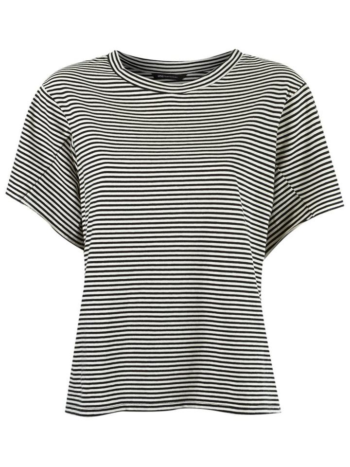 Uma Raquel Davidowicz Striped Top, Women's, Size: G, Black, Cotton