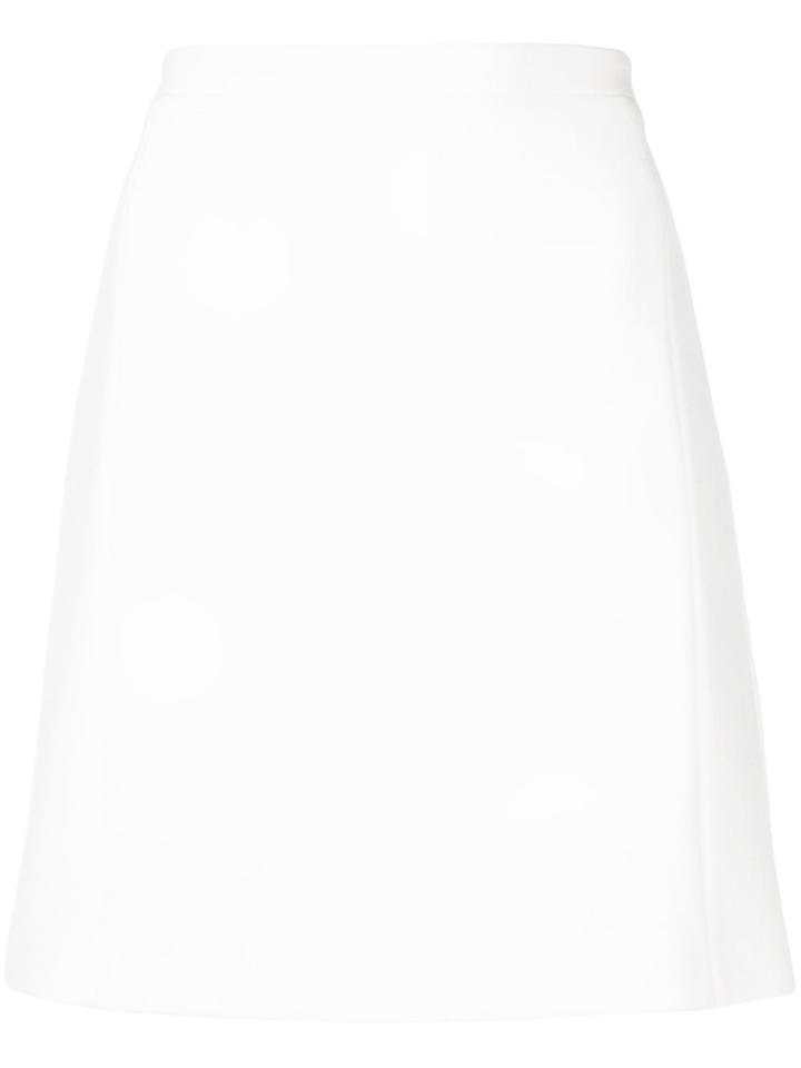 Blumarine Short Fitted Skirt - White
