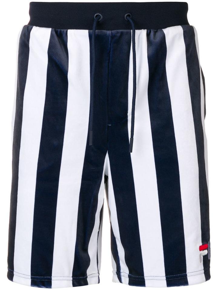 Fila Striped Track Shorts - Blue