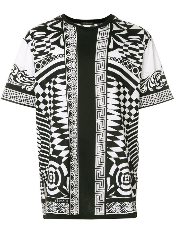Versace Optical Round Neck T-shirt - Black