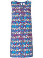 Ultràchic Animal Print Dress - Blue