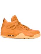 Nike 'air Jordan 4 Retro Premium' Sneakers - Yellow & Orange