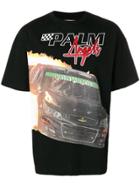 Palm Angels Race Car Print T-shirt - Black
