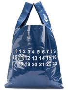 Maison Margiela Number Print Shopper Bag - Blue