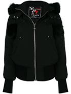 Moose Knuckles Fur-trim Padded Jacket - Black